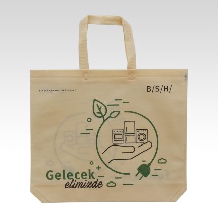 Ultrasonik Nonwoven Tela 3D Körüklü Alışveriş Çantası