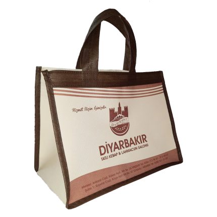 Nonwoven Tela Dikişli Restaurant Çantası