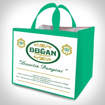 Nonwoven Tela Dikişli Dondurma Çantası 30x30x22cm - Görsel 3