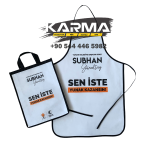 Tela Seçim Mutfak Önlüğü ve Çanta Seti