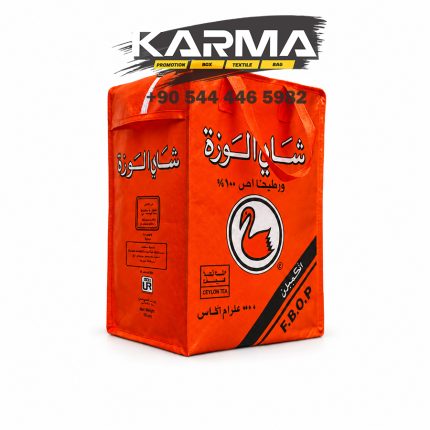 Fermuarlı laminasyonlu kutu çanta