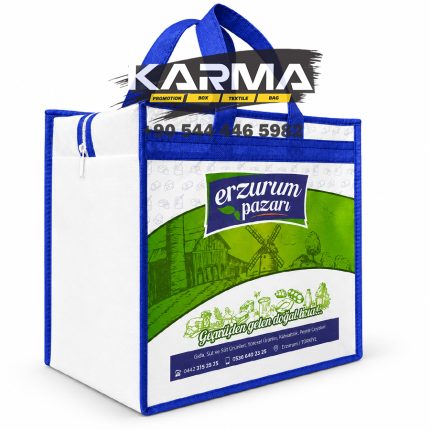 Fermuarlı Tela Şarküteri Çantası