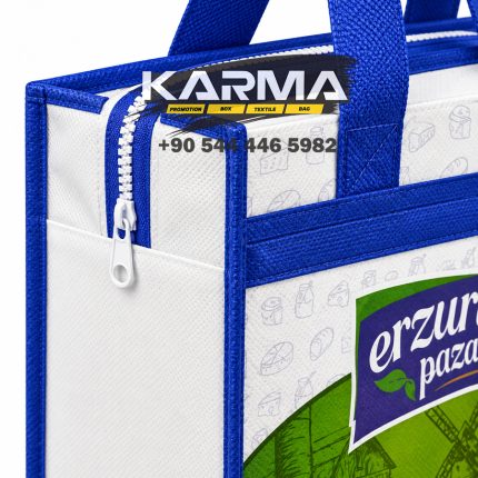Fermuarlı Tela Şarküteri Çantası